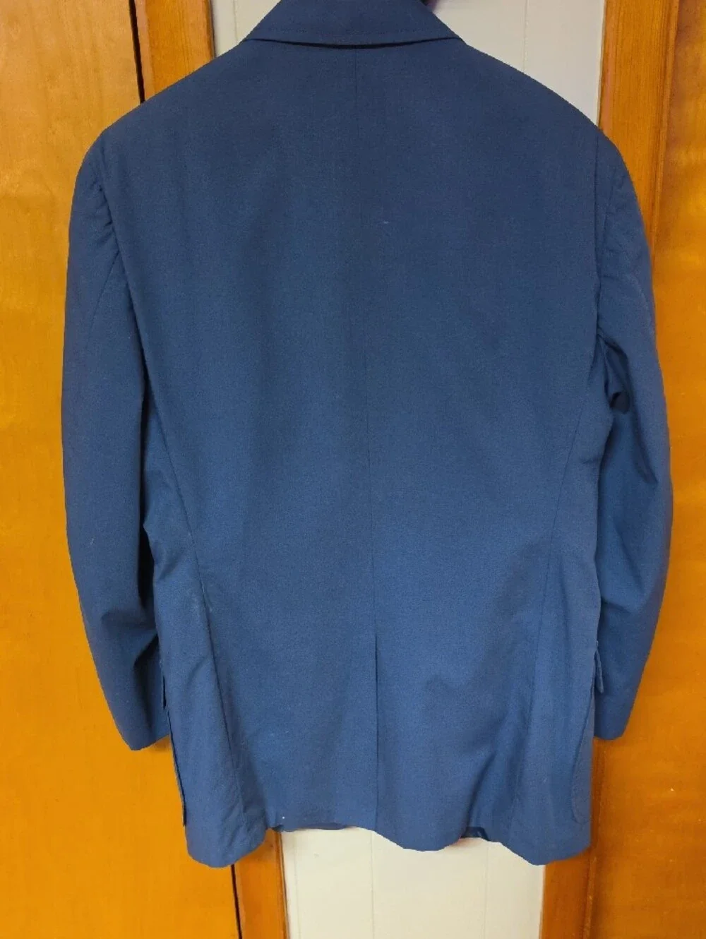 Vintage Brooks Brothers Blue Men's Suit with Notch Lapel